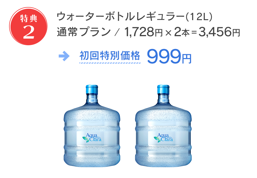ボトル2本3,456円が999円！