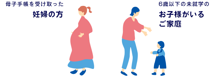 妊婦の方・6歳以下の未就学児のいるご家庭