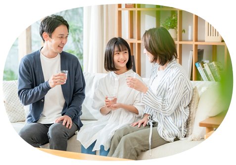 安心品質で、家族に選ばれるお水
