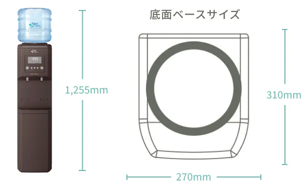 アクアレグノ商品スペック詳細の図