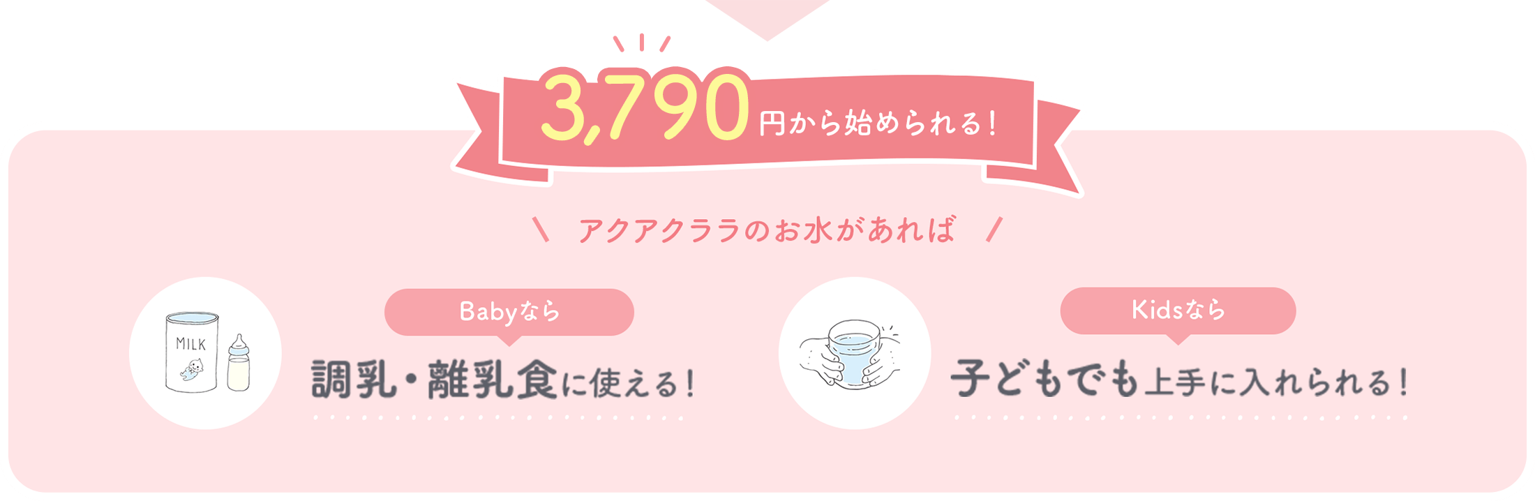 3,790円から始められる！