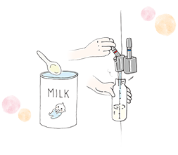 正しいミルク作り 調乳 と飲ませ方 ウォーターサーバー 宅配水の子育てアクア