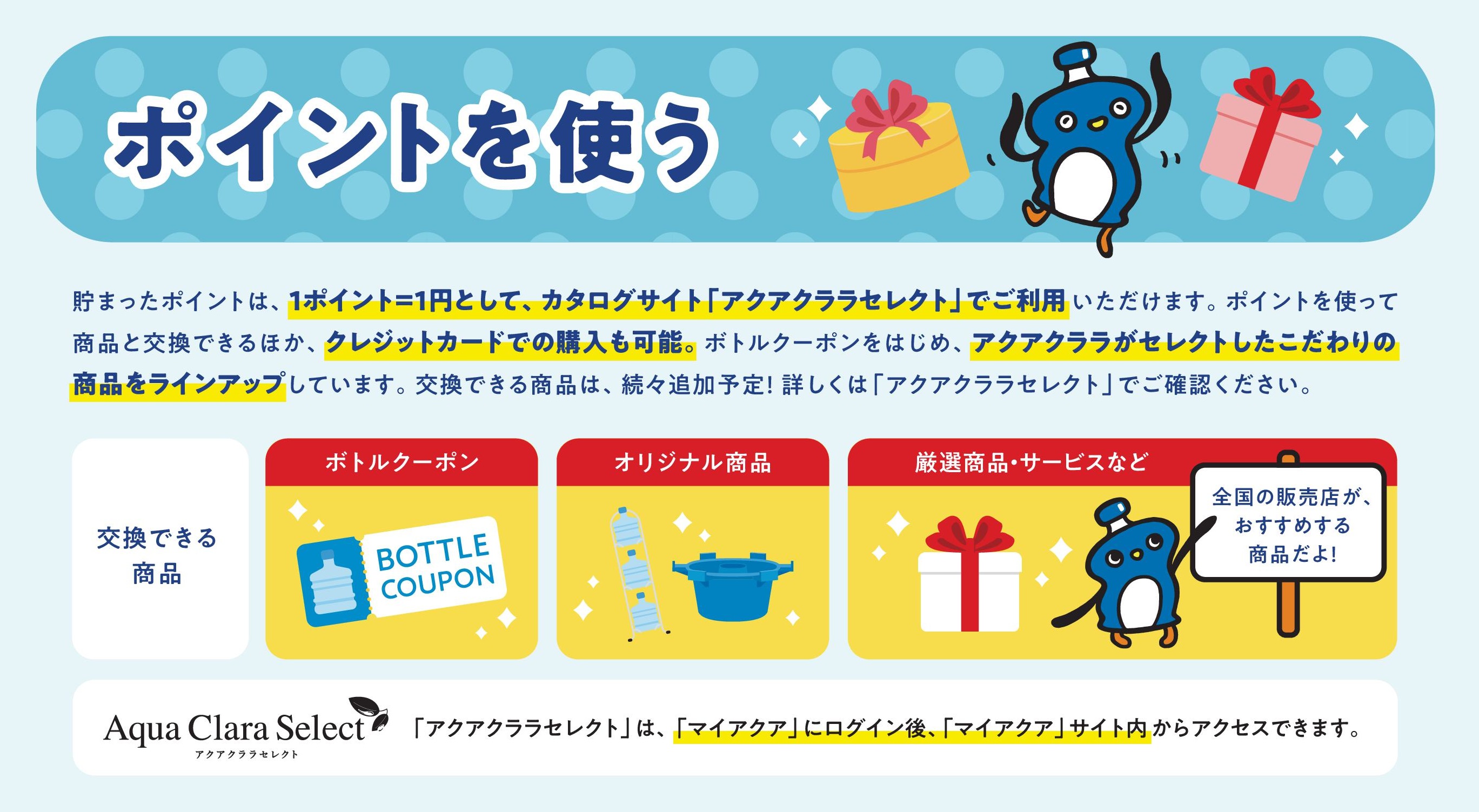 貯まったポイントは1ポイント＝1円